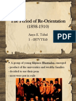 The Period of Re-Orientation