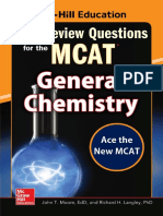 500 Review Questions for the MCAT General Chemistry 2E