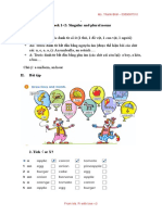 Week 1+2 - Singular and Plural Nouns