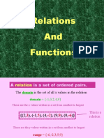 Unit 5 Relations and Functions