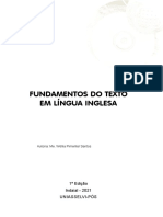 Fundamentos Do Texto em Língua Inglesa