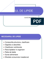 Necesarul de Lipide 2021