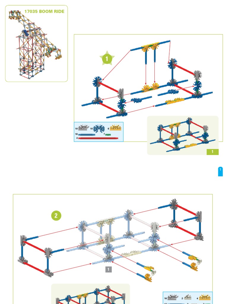 K'NEX Boom Ride Assembly Guide | PDF