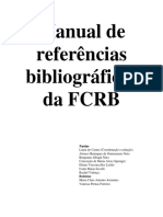 Manual de Referências Bibliográficas Da FCRB