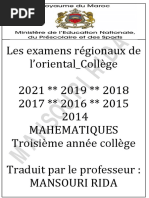 Examene Regional 3eme Anne College-45