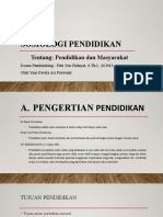 Sosiologi Pendidikan