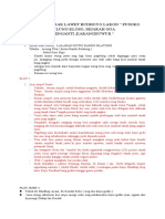 PLOT KETHOPRAK LAWET BUDHOYO LAKON “PUSOKO GULUNG KLOSO, SEJARAH GOA MENGANTI, KARANGDUWUR