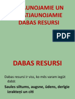 Atjaunojamie Un Neatjaunojamie Dabas Resursi