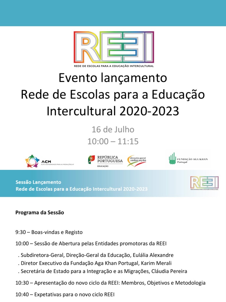 Lançamento REEI 2020-2023 | PDF | Lisboa