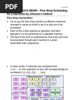 Lecture-2 Flow Shop Scheduling Johnson's Method 22aug22