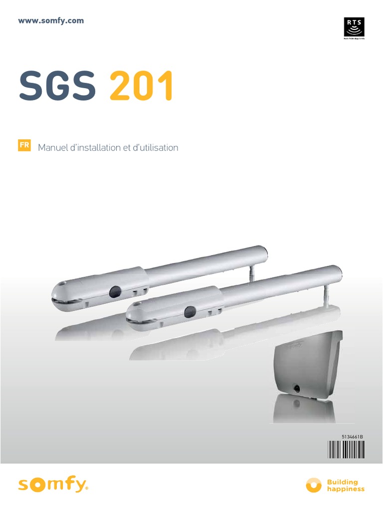 Installation et utilisation SGS 201 Somfy | PDF