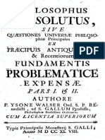 Philosophus Irresolutus Sive Quaestiones