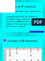 What is an IF statement? - Understand Excel's powerful IF function