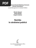 Nutriţia În Sănătatea Publică