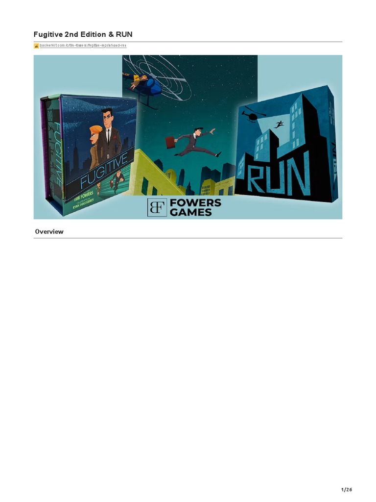 Fugitive 2nd Edition Amp Run Pdf
