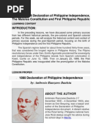 Declaration of Philippine Independence