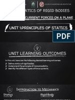 Mech 1 Module 1 Unit 1 (Principles of Statics)