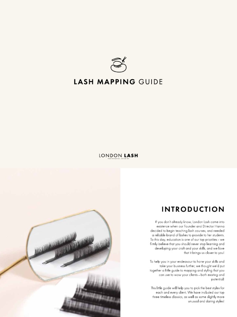London Lash Mapping Guide UK | PDF