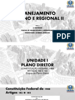 Aula 04 - Constituição Federal 88 - Art 182 e 183 - Plano Diretor