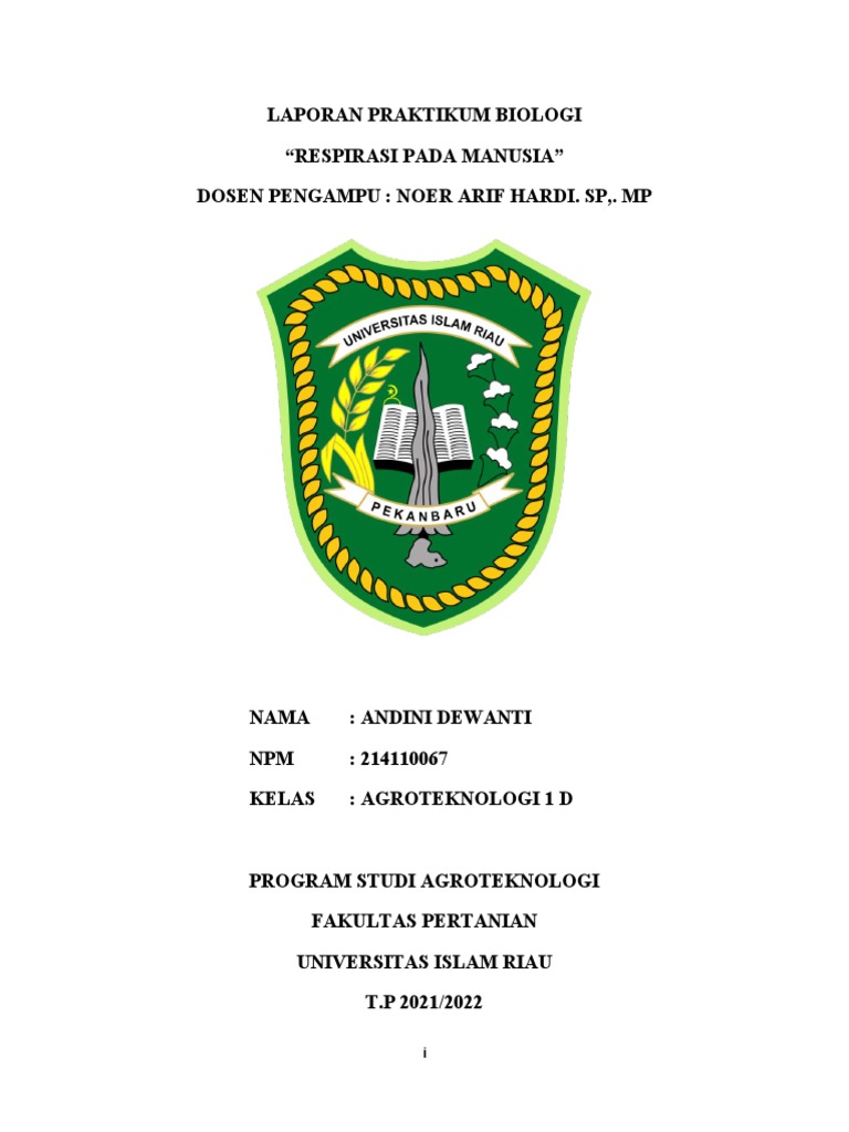 LAPORAN PRAKTIKUM Respirasi Manusia | PDF