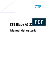 Manual ZTE BLADE A5 0