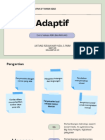 Tugas Individu - Nilai Adaptif