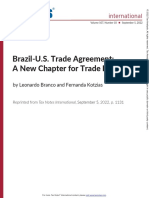 Brasil-US Trade Agreement - A New Chapter For Trade Facilitation (ATEC) - Tax Notes International