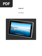 SuperPad ZH10X2-PAD Tablet PC - User's Manual