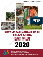 Kecamatan Karang Baru Dalam Angka 2020