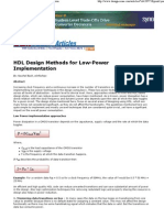 2009 Design Reuse HDL Low Power Design