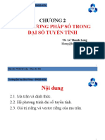 Chương 2 - Các Pp Số Trong Đại Số Tuyến Tính