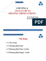 Chuong 4 - Giải Gần Đúng Phương Trình Vi Phân