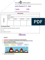 3º Grado ACTIVIDADES DE Matemática MAYO - 2022 LISTA