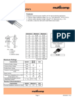 TIP110, T IP115: Darlington Transistors