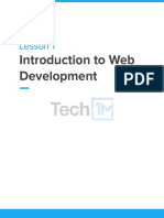 Introduction to Web Development Lesson