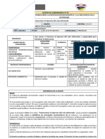 SESIÓN DE APRENDIZAJE N 15 Promovemos El Ejercicio Del Voto Informado