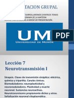 Lección 7. Neurotransmisión I