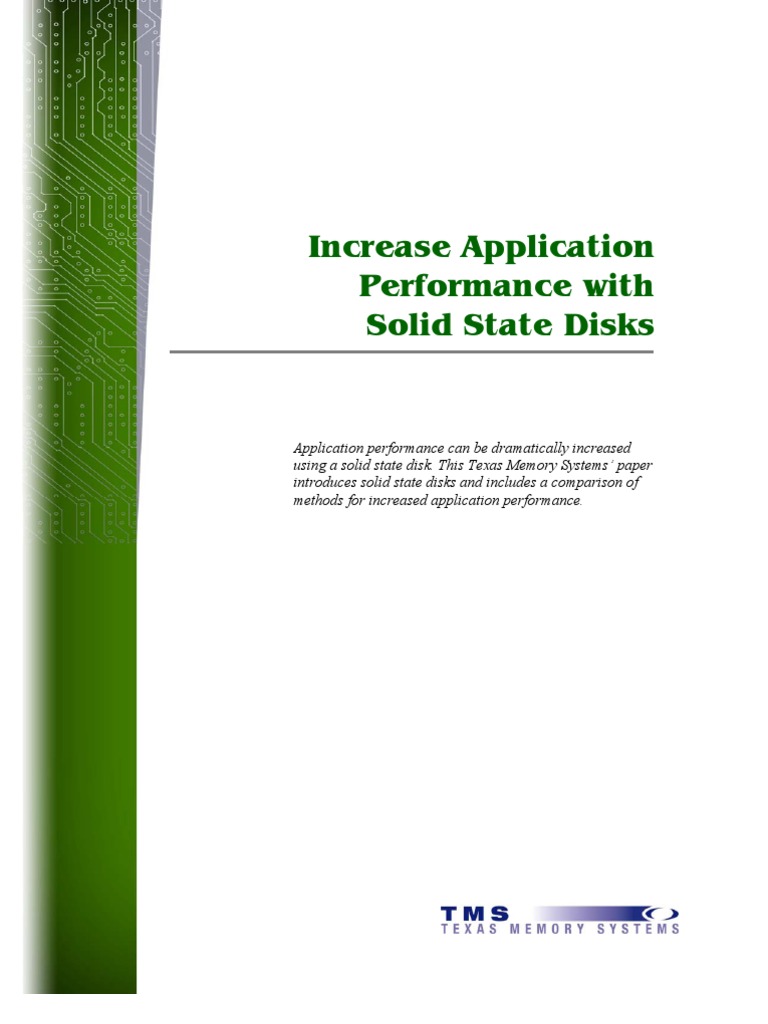 Increase Application Performance With Solid State Disks | PDF | Solid ...