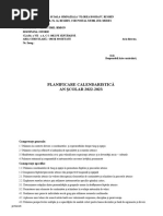 PLANIFICARE CLASA A 7 A 2022-2023
