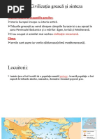 MEDIUL NATURAL SI OCUPATIILE GRECILOR