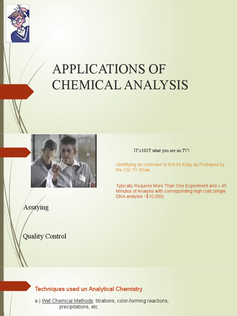 Chemical Analysis Techniques Overview | PDF | Analytical Chemistry ...