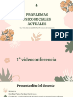 Problemas Psicosociales - 12 y 13 de Mayo 2022