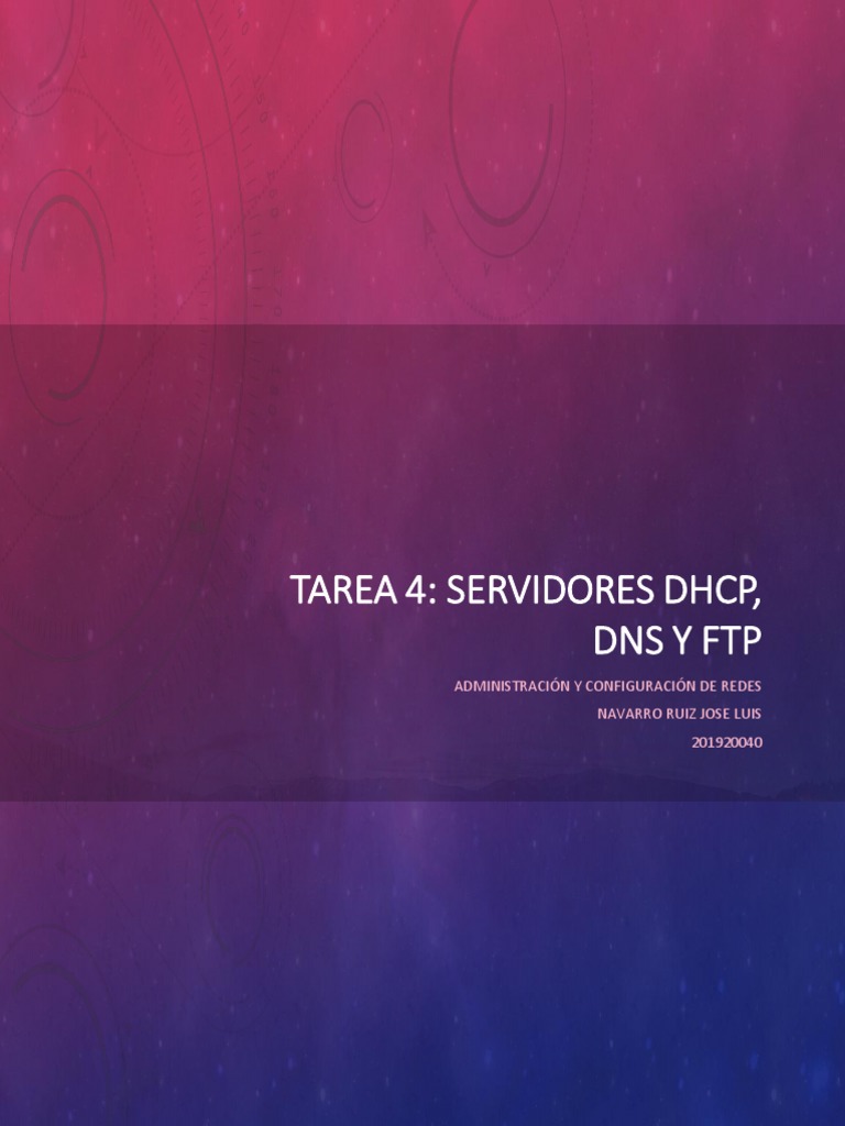 Servidores DHCP-DNS-FTP | PDF | sistema de nombres de dominio ...