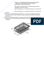 Lista 1 - Sistemas Estruturais IV - Arquitetura e Urbanismo - UEM