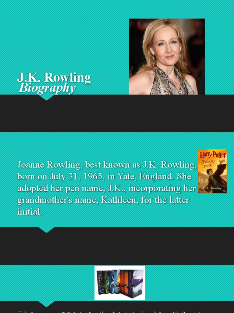 J.K. Rowling Biography PDF