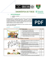 Ficha Diagnostica de Tutoria 2021