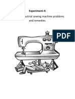 Study On Industrial Sewing Machine Problem and Remedies