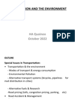 2022 Transportation and The Environment