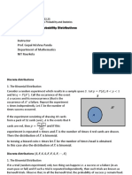 Discrete Distributions