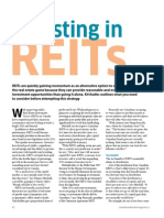 Investing in REIT's Article in Canadian Real Estate Magazine[1]